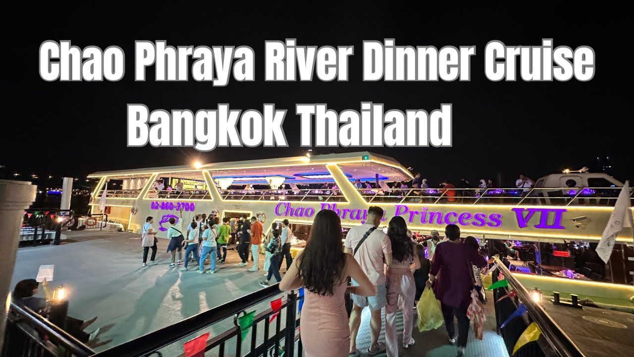Experience the Chao Phraya River Dinner Cruise, Bangkok Thailand || by: Stanlig Films