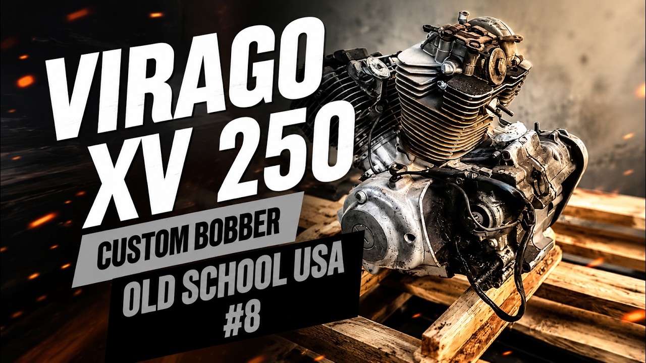 ** Yamaha - Virago XV 250 ** CUSTOMIZAÇÃO BOBBER USA EP-8