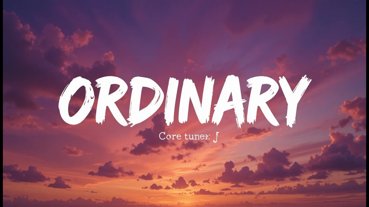 ORDINARY – When Love Feels Different | Viral Emotional Song