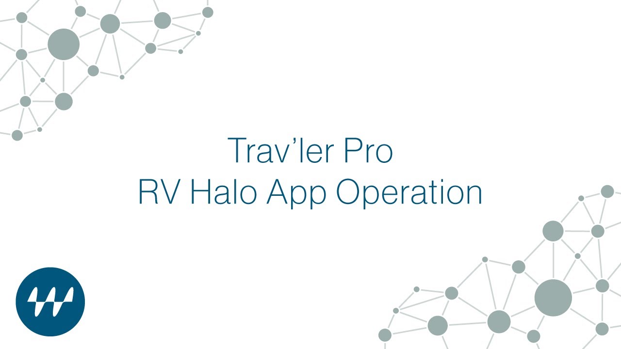 Winegard Trav'ler Pro: Halo App Operation
