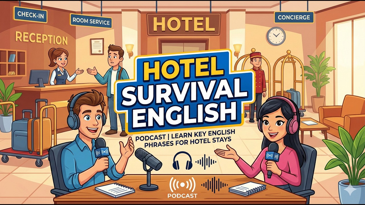 Hotel Survival English | Essential Phrases for Travelers | English Podcast