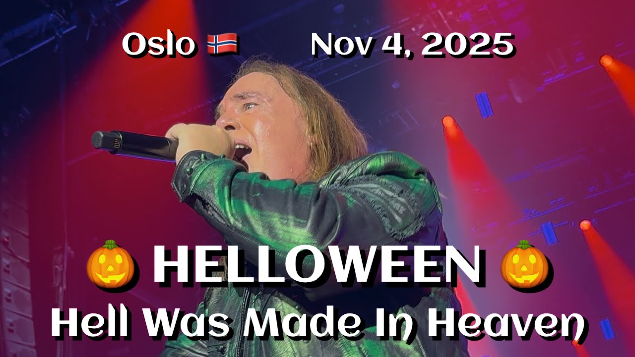 Helloween - Hell was Made in Heaven @Sentrum Scene, Oslo, Norway 🇳🇴 November 4, 2025 LIVE VERTICAL