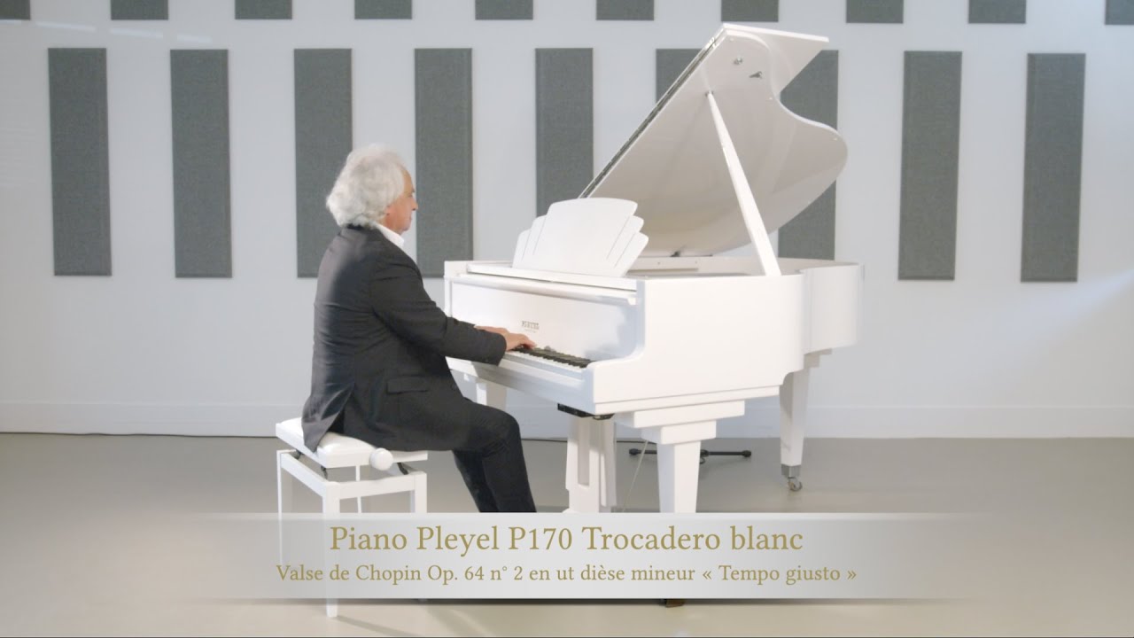 Le piano Pleyel P170 Trocadéro Blanc - Valse Op. 64 n°2 de Chopin interprétée par Yves Henry