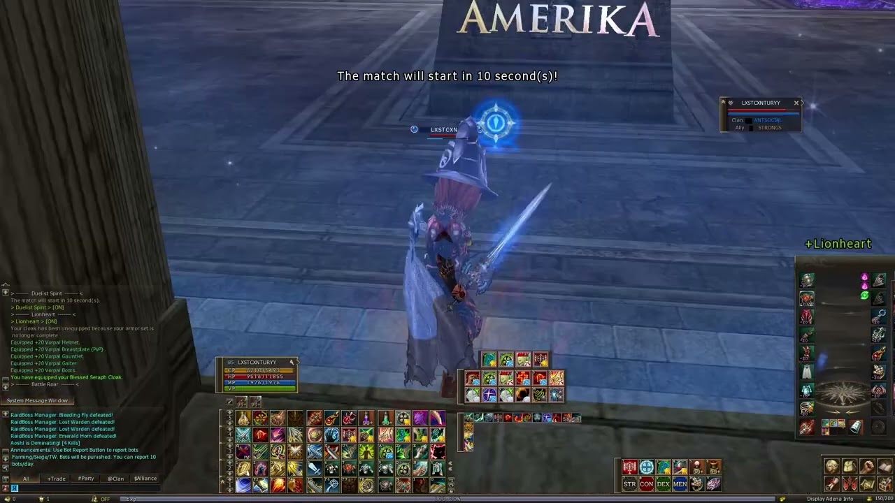 DUELIST OLYMPIAD L2 HIGH FIVE AMERIKA (LXSTCXNTURY) #lineage2