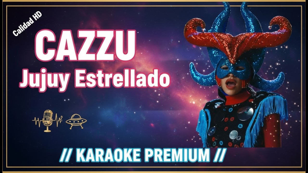 Cazzu - Jujuy Estrellado || KARAOKE con Letra CALIDAD HD