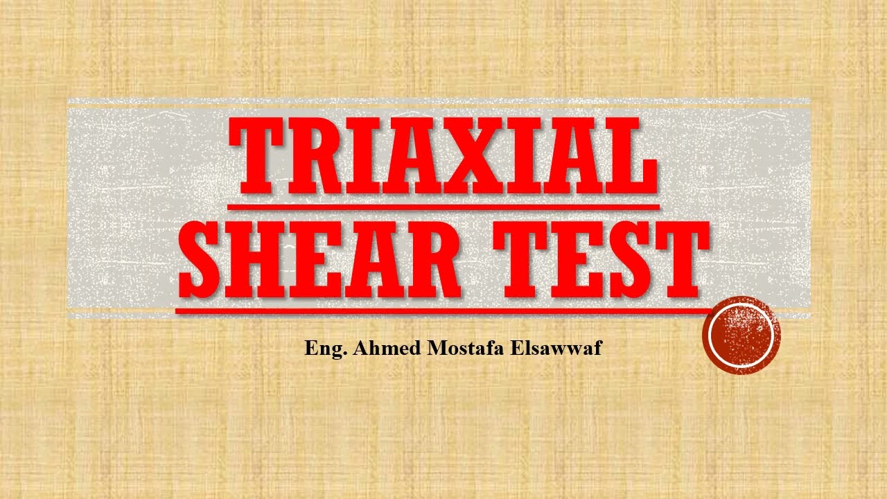 Triaxial shear test - Example 1 | اختبار القص ثلاثي المحاور