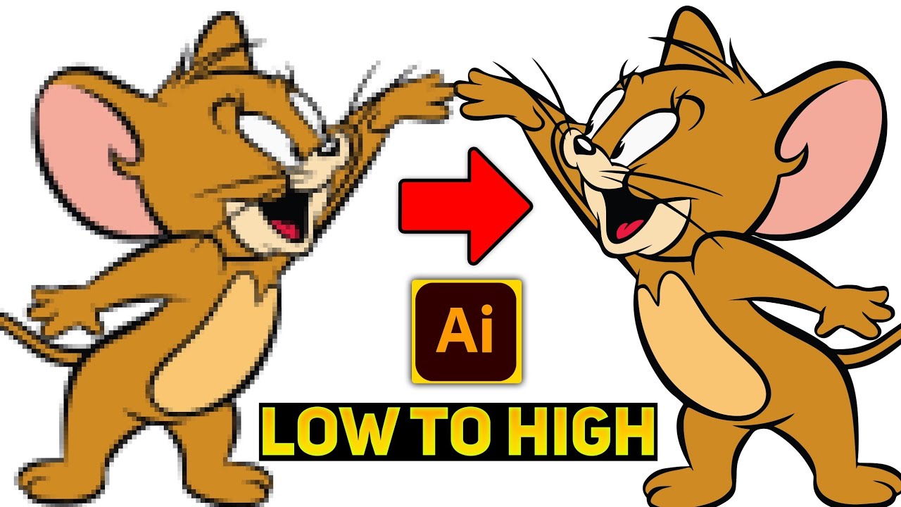 Convert Low Quality Photo into High Quality Photo in Adobe Illustrator
