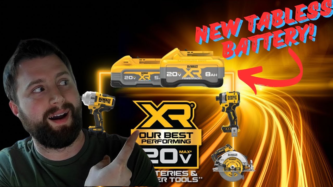 Dewalt REBRANDS TWO Tool Lines! + A New TABLESS 8ah Battery!