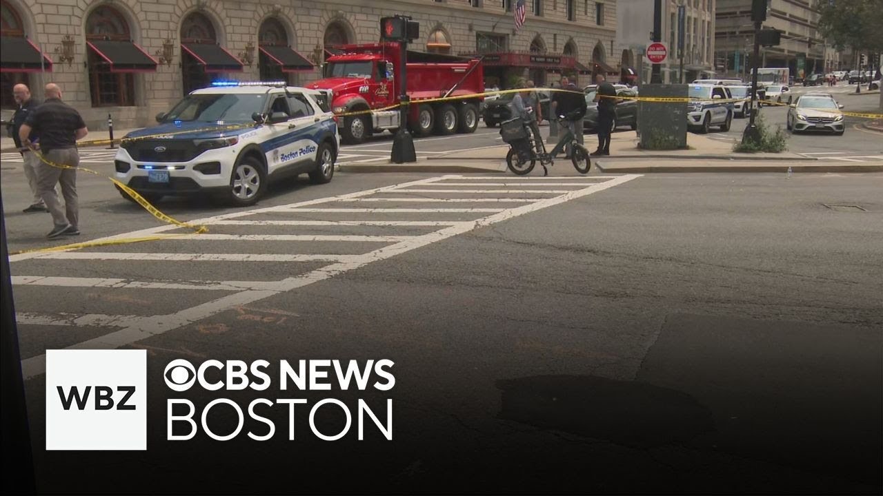 Pedestrian struck by e-bike rider near Copley Square