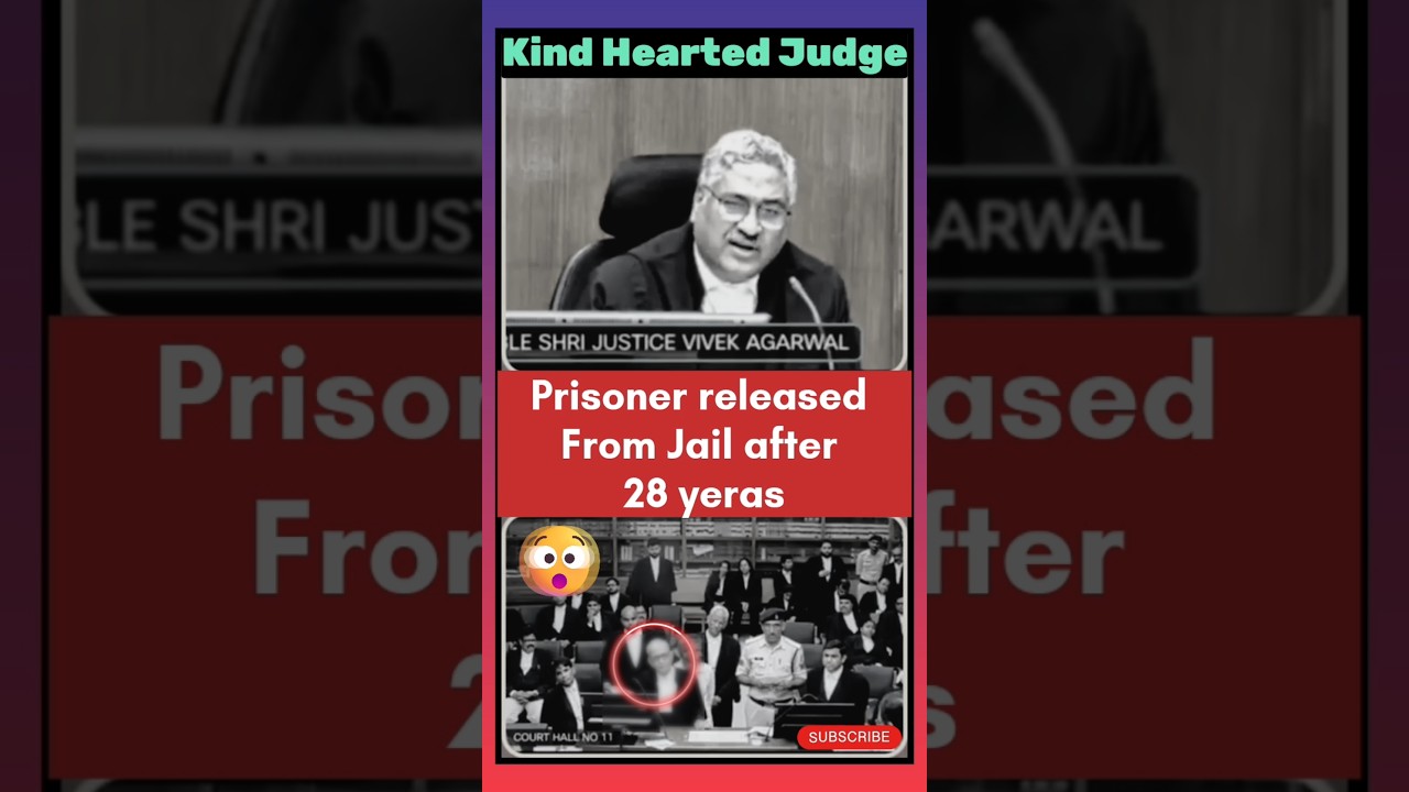 prisoner released from Jail after 28 years | Kind hearted judge 