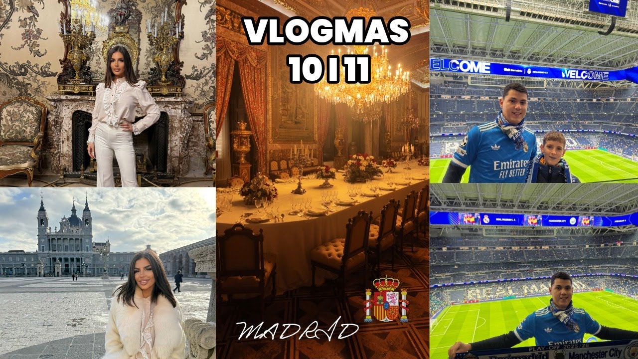 ATMOSFERA KOJU TV NE MOŽE DA PRENESE 😮👑⚽ | Real vs City | ENA I PEJA VLOGMAS 10 i 11/31