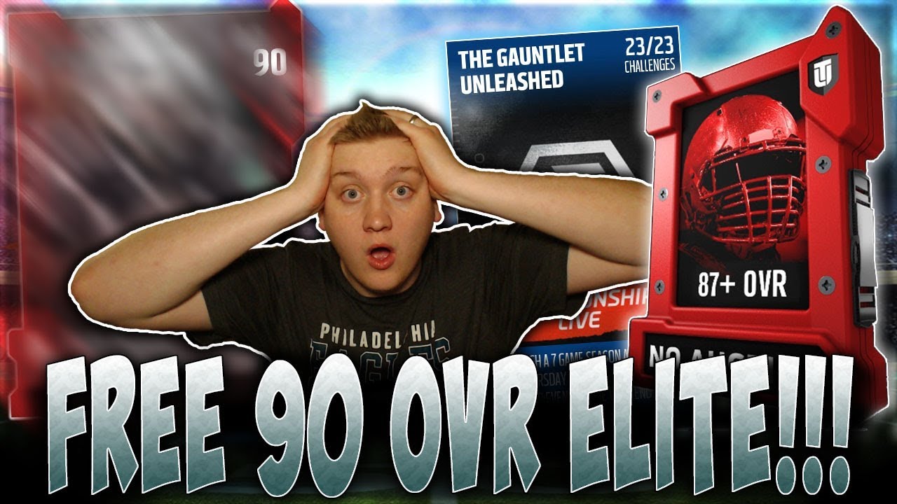 FREE 90 OVR ELITE!! | GAUNTLET UNLEASHED ELITE 87+ REWARD PACK! | MUT 18 ELITE PACK OPENING