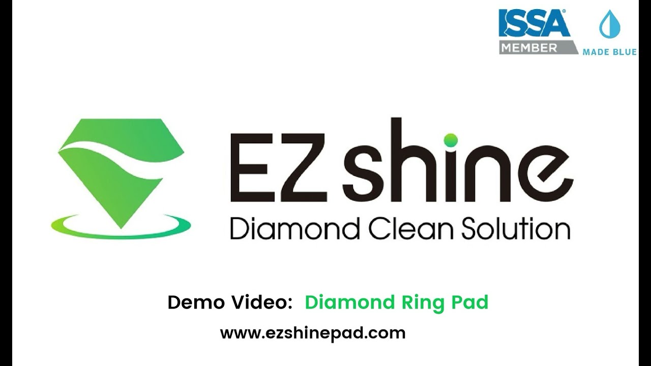 EZshine Diamond Ring Pad Demo: Professional Polishing Pad for Marble Stone Floor Polishing