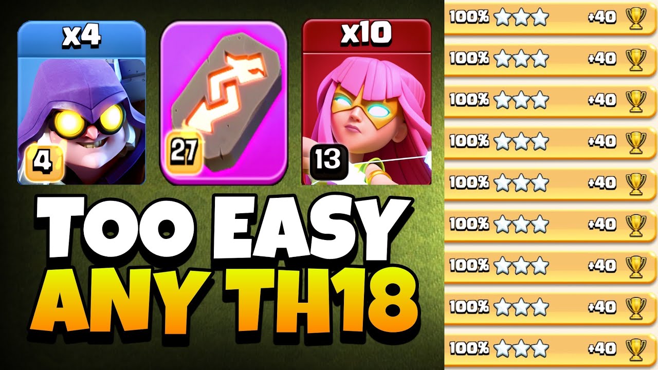 NEW TH18 Super Archer Ruin Witch Attack is INSANE! | Best TH18 Attack Strategy | Clash of Clans