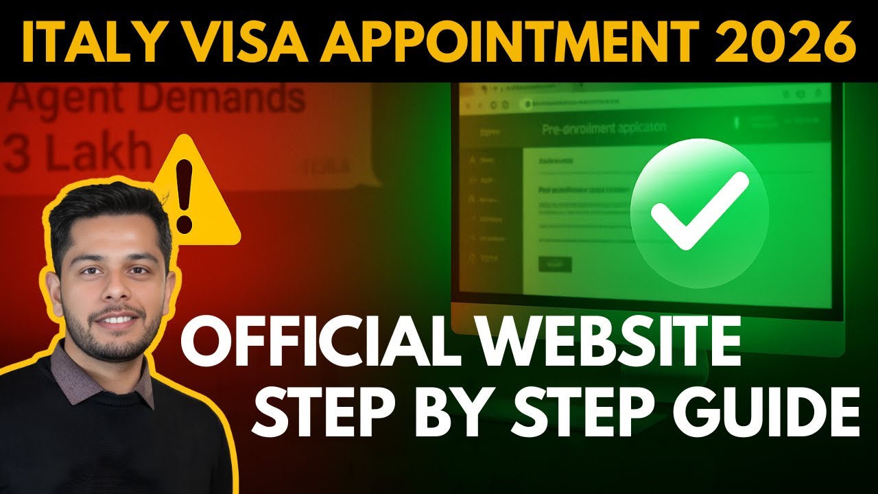Italy Study Visa Appointment 2025 | Step by Step Guide to Book Appointment on Official Website 🇮🇹
