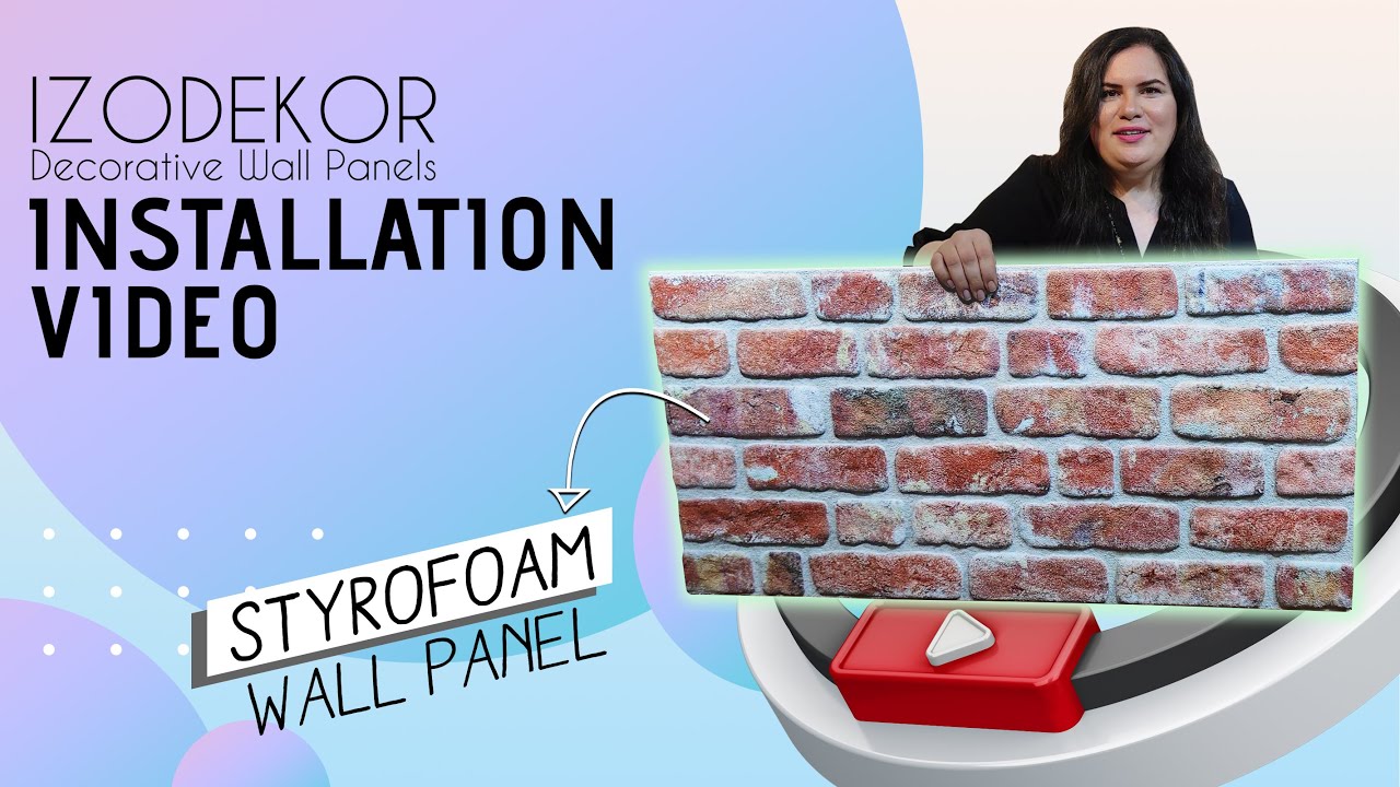 IZODEKOR // 3D Wall Panels Installation Video | www.izodekor.co.uk