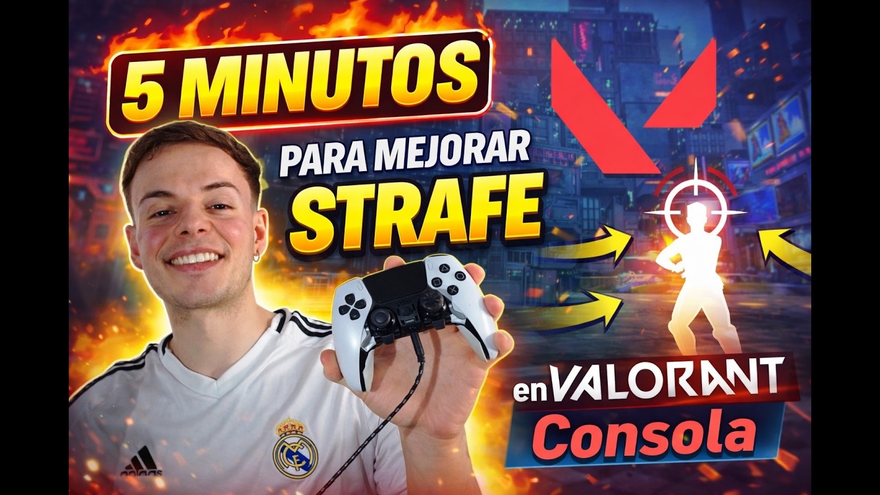 Rutina de 5 Minutos para Mejorar el STRAFE en VALORANT Consola (Sube de Rango)