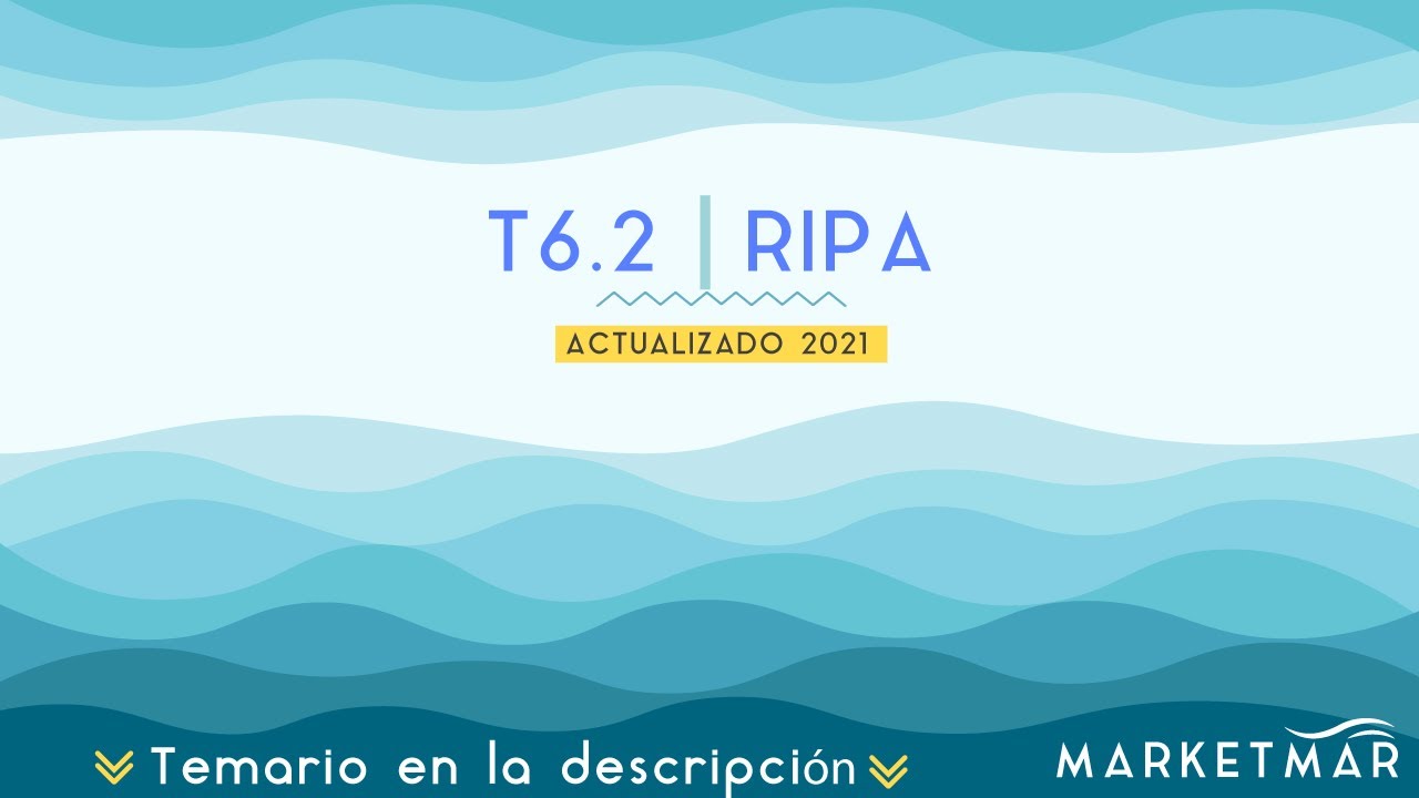 👉🏻🔴⛵ RIPA -- PER 👇 Suscripción a Curso Gratuito 👇 APUNTES PDF en la descripción.👇