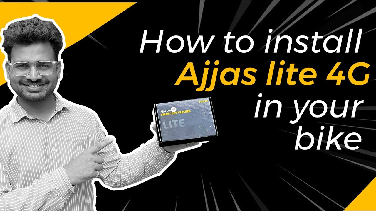 How to install Ajjas Lite 4G in bike | Ajjas | #automobile #installation