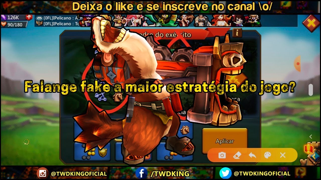🎮  FALANGE FAKE A MAIOR ESTRATÉGIA DO JOGO? - Lords mobile