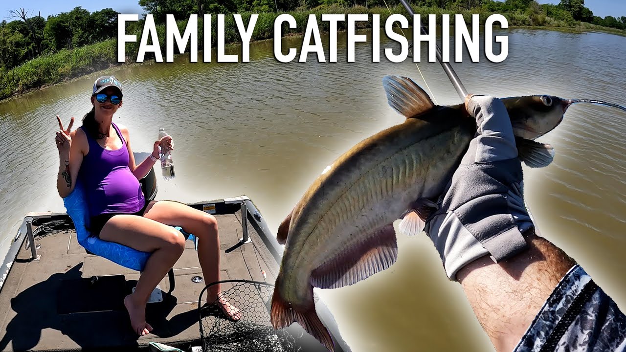 The Twins' First Fishing Trip // How To Catch Catfish