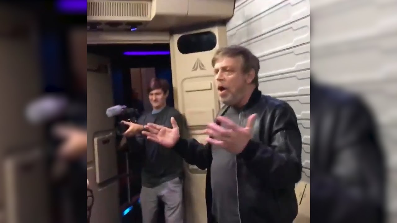 Fans Lose It When Skywalker Mark Hamill Shows Up at Disney 'Star Wars' Ride