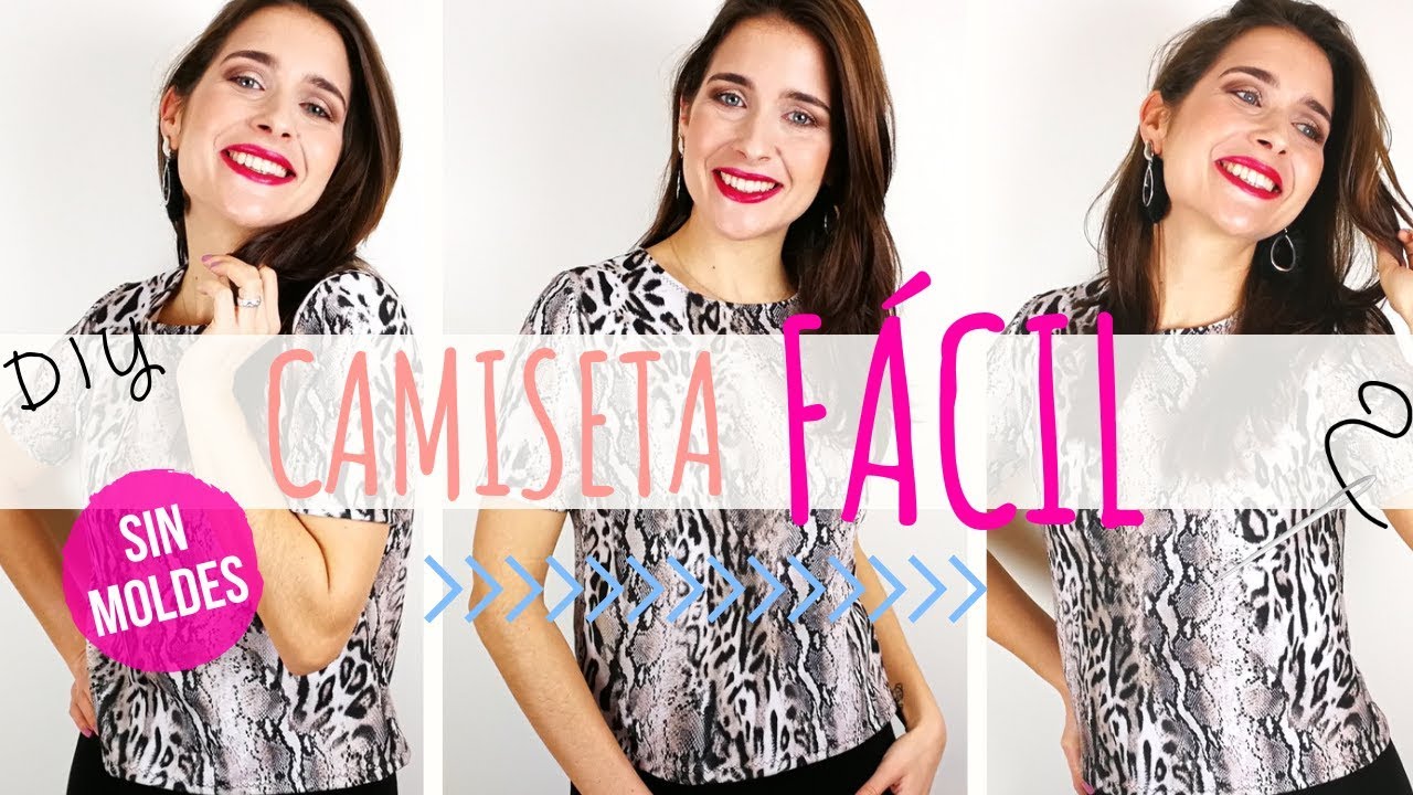 DIY - CAMISETA fácil, sin patrones y en 90 minutos!