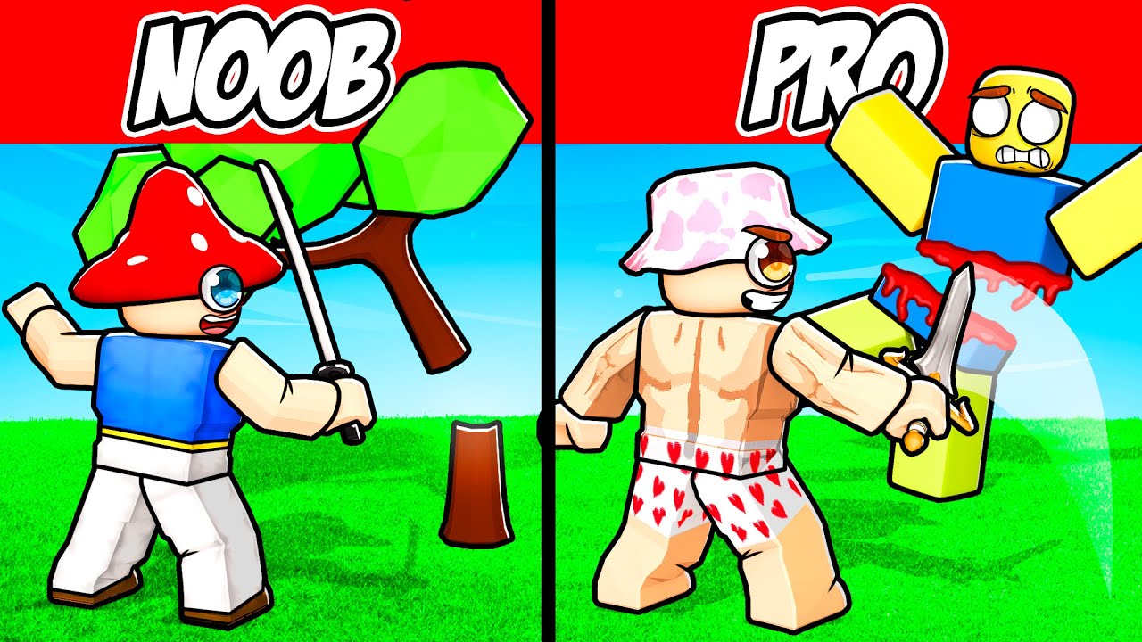 L'ÉPÉE LEGENDAIRE DE ROBLOX VS UN NOOB !!