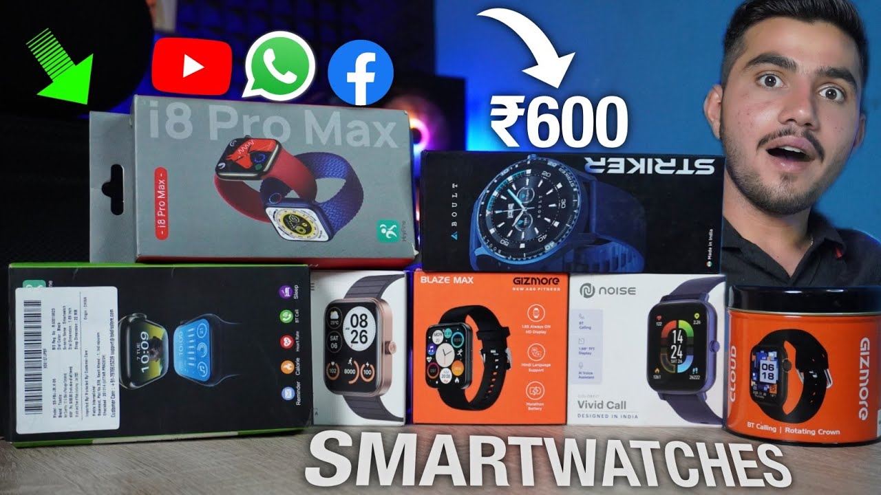 Top Smartwatches Starting From ₹600 to ₹1000 in 2023 || Best smartwatches from ₹600 to ₹1000 #Watch