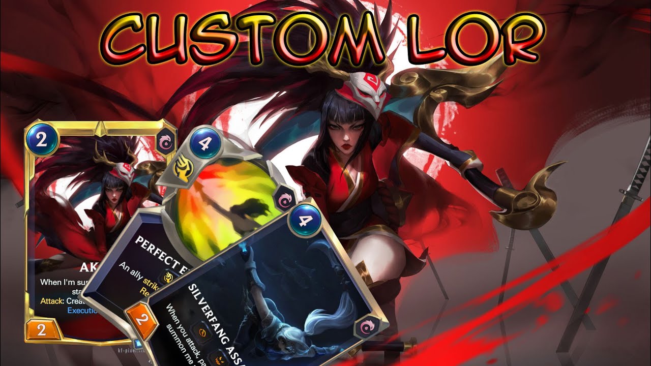 AKAKI, THE ROGUE ASSASSIN - Custom cards - LoR Patch 2.9
