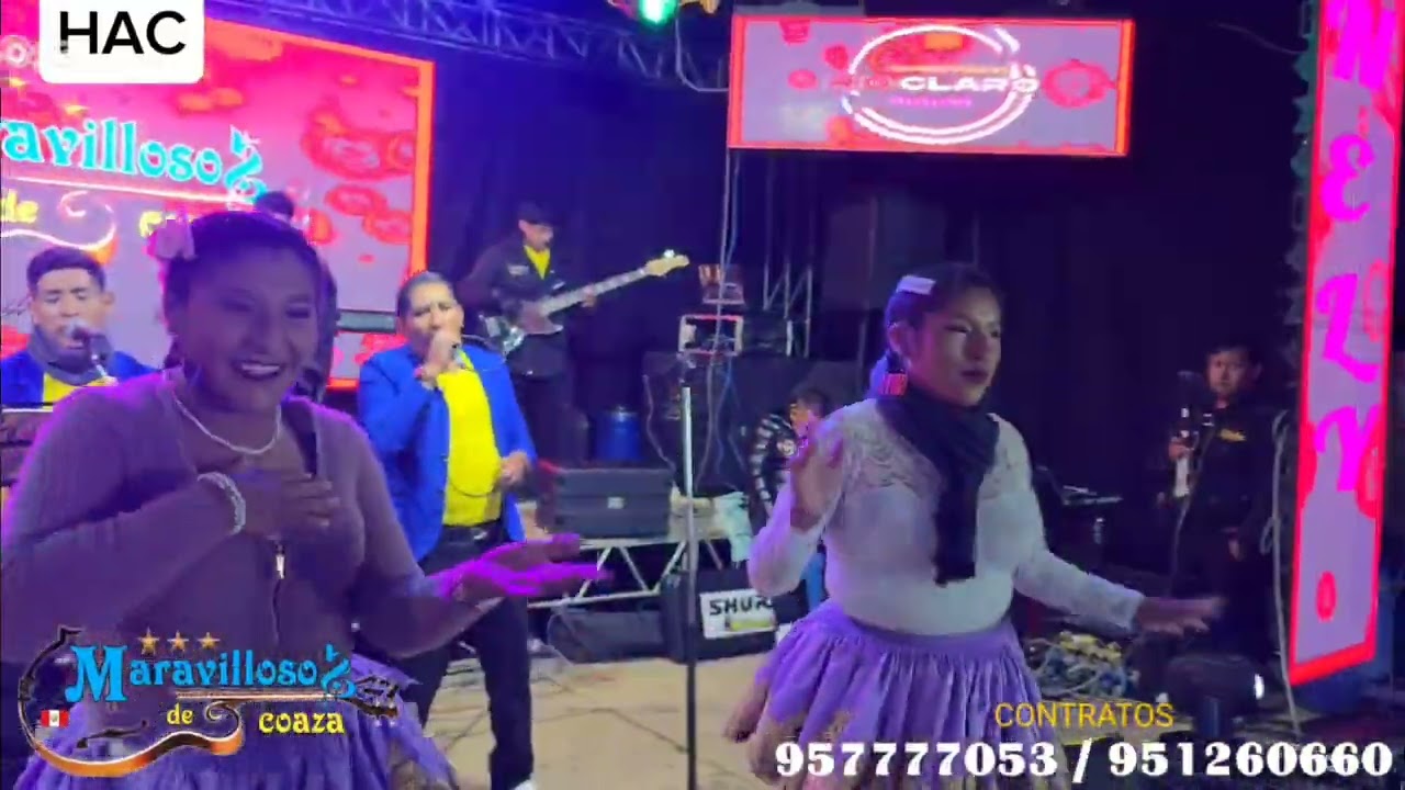 Maravillosos de coasa en vivo en usicayus tema: te querido