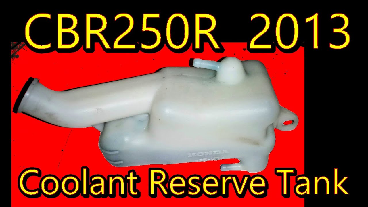 Part A | How To Replace The Coolant Reserve Tank | CBR250RD | NO ABS || 2013