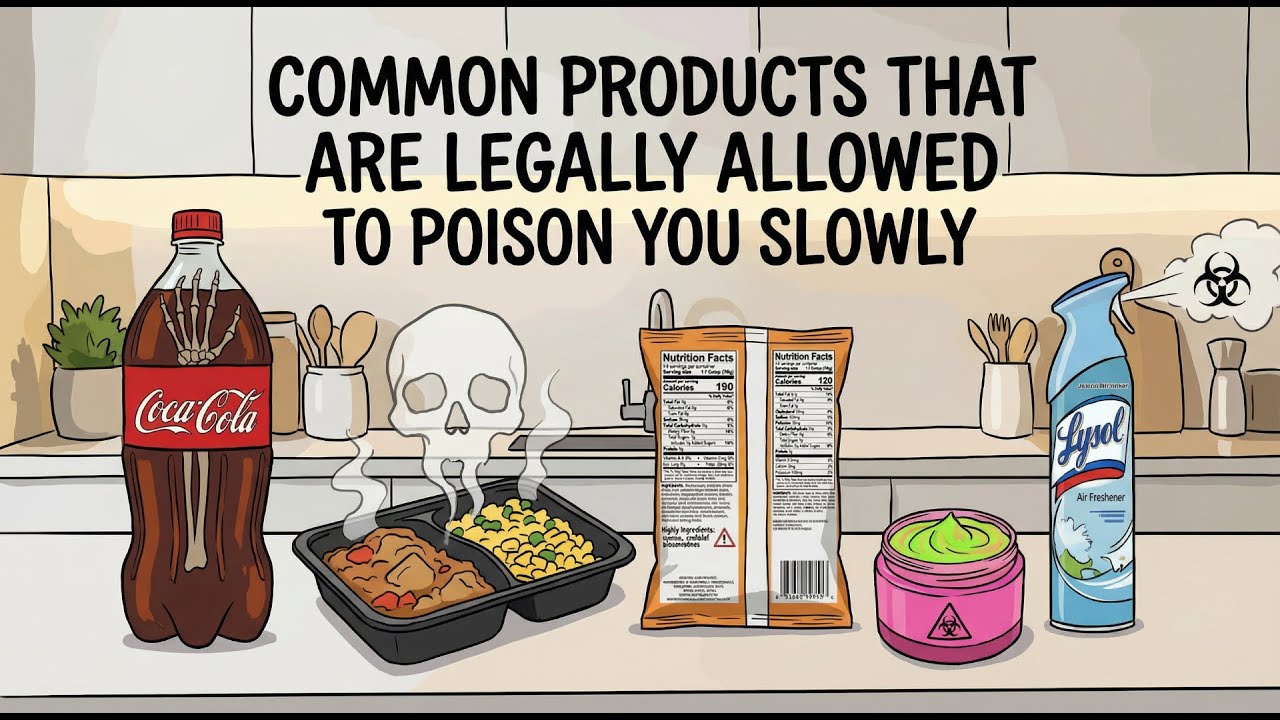 COMMON PRODUCTS THAT ARE LEGALLY ALLOWED TO POISON YOU SLOWLY