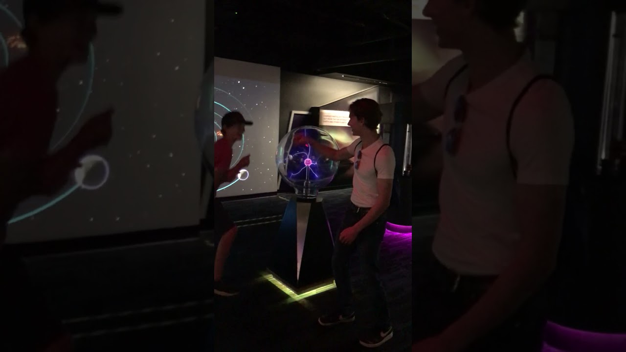GIANT PLASMA BALL SHOCK #plasmaball #experiment #teslacoils #science #funny #plasma