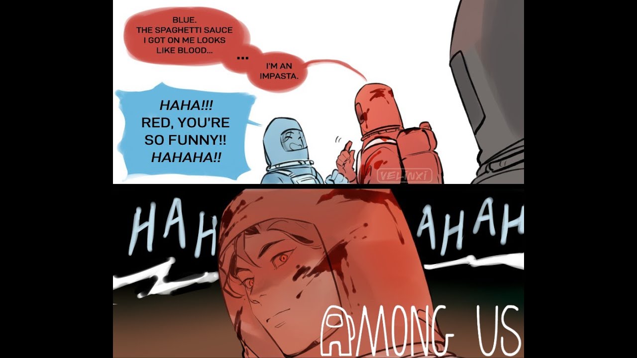 Blue Crewmate and His Red Imposter Friend | (Among Us Comic Dub)