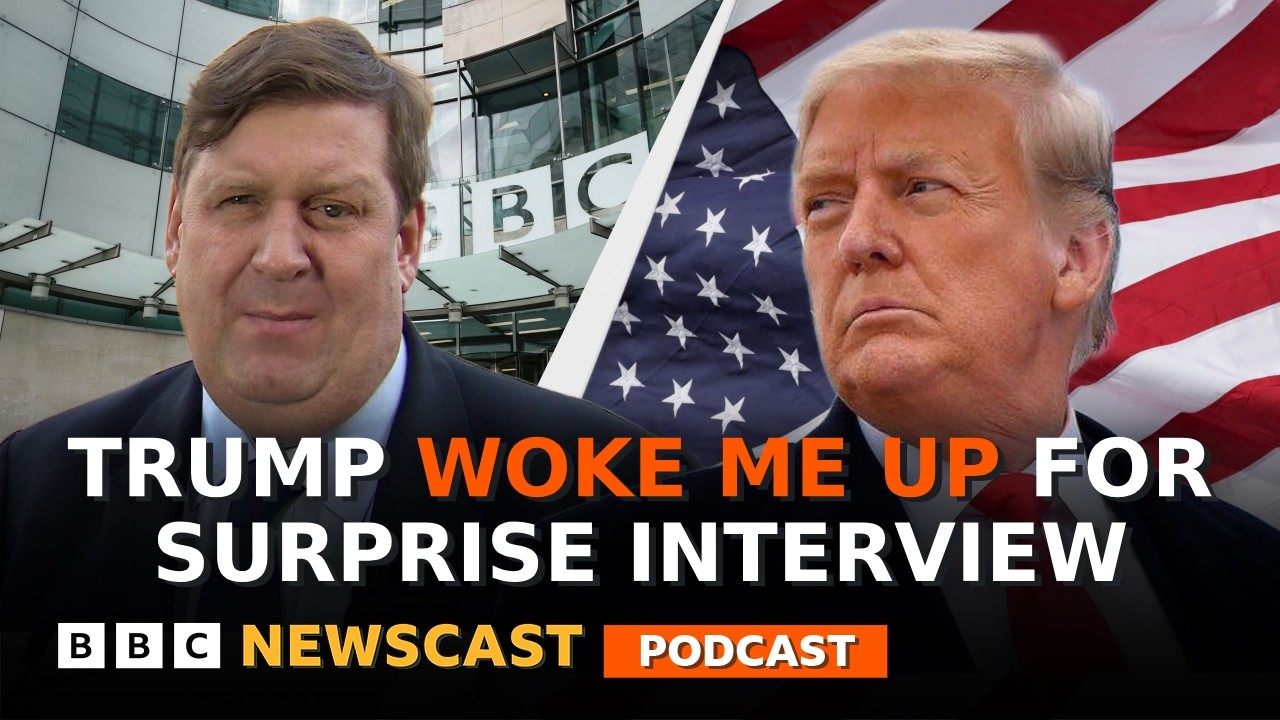 Why did President Trump call a BBC reporter to discuss President Putin? | BBC Newscast