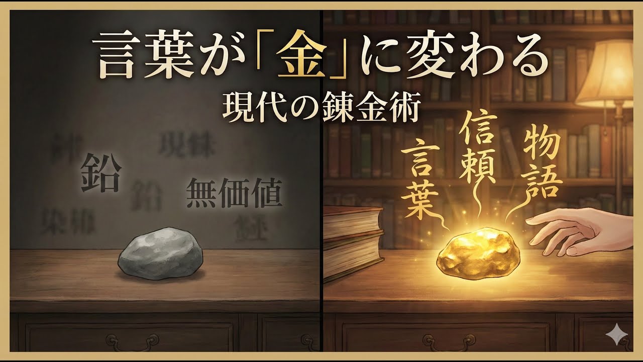 なぜ言葉が「金」に変わるのか？ホモ・サピエンスだけが使える現代の錬金術