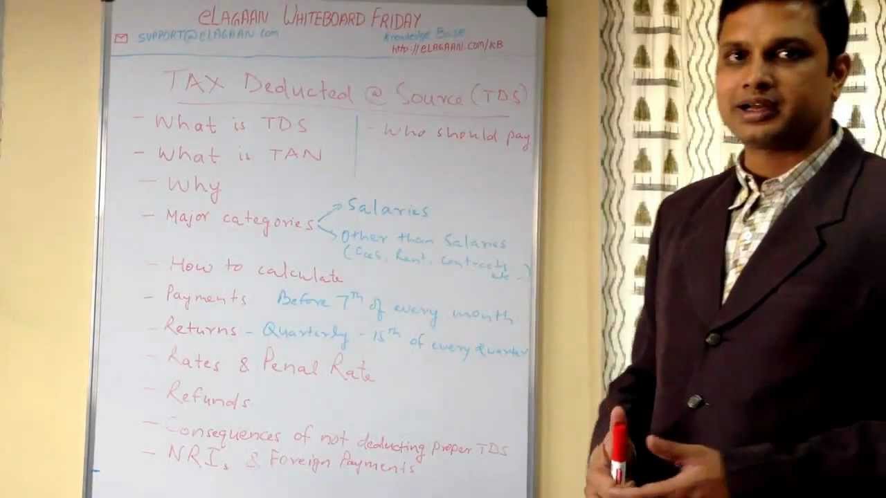 Understanding TDS - Tax Deducted At Source & TAN for Indian Startups