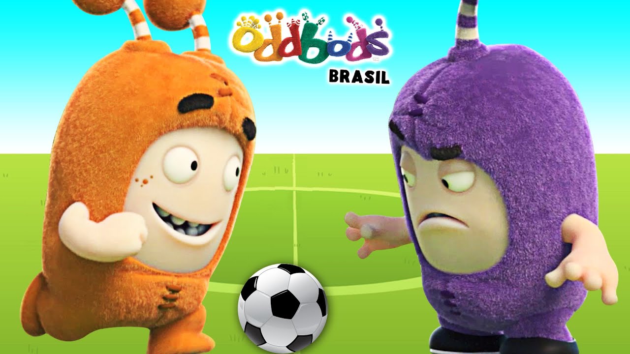 Oddbods Brasil | HORA DO FUTEBOL | Desenhos Divertidos