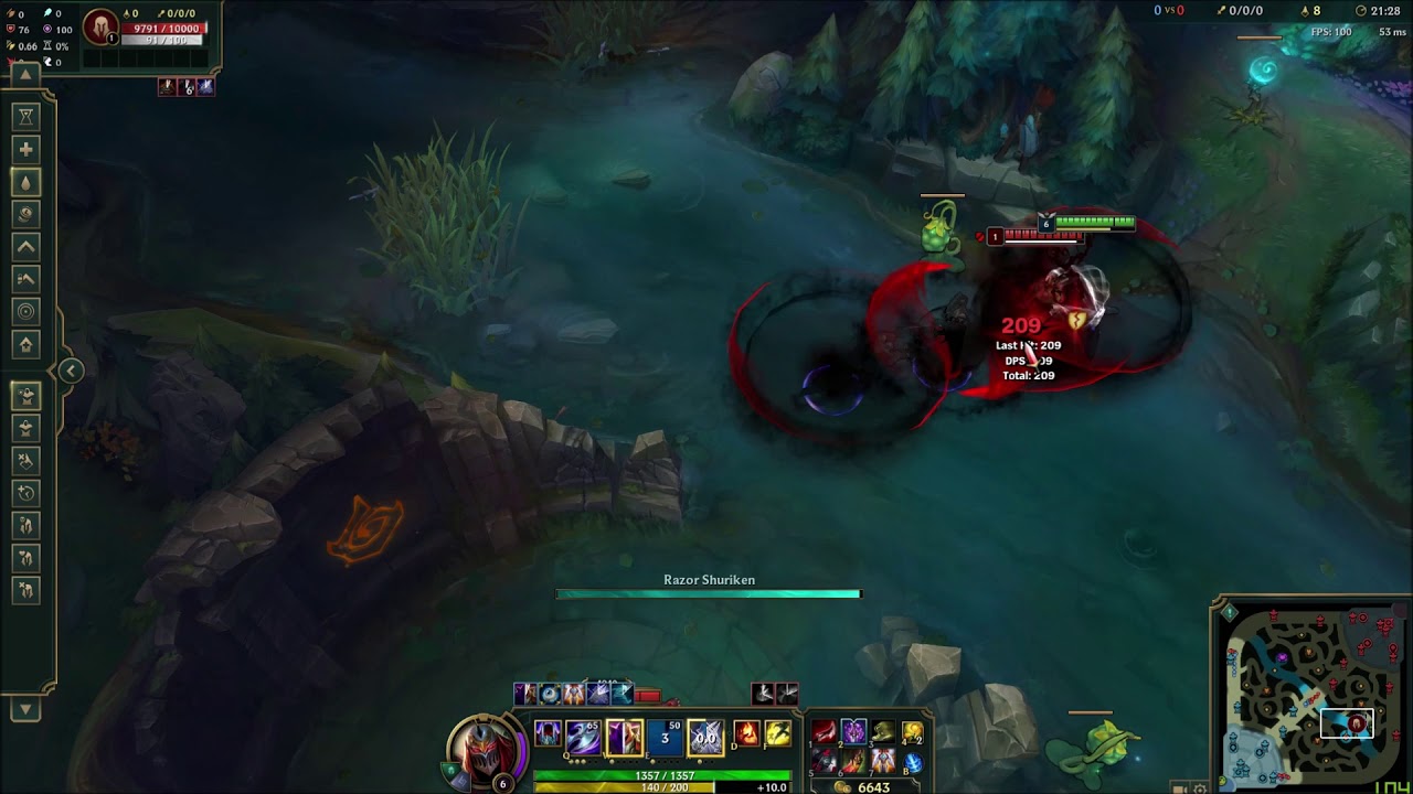 LOL Zed Macro Settings