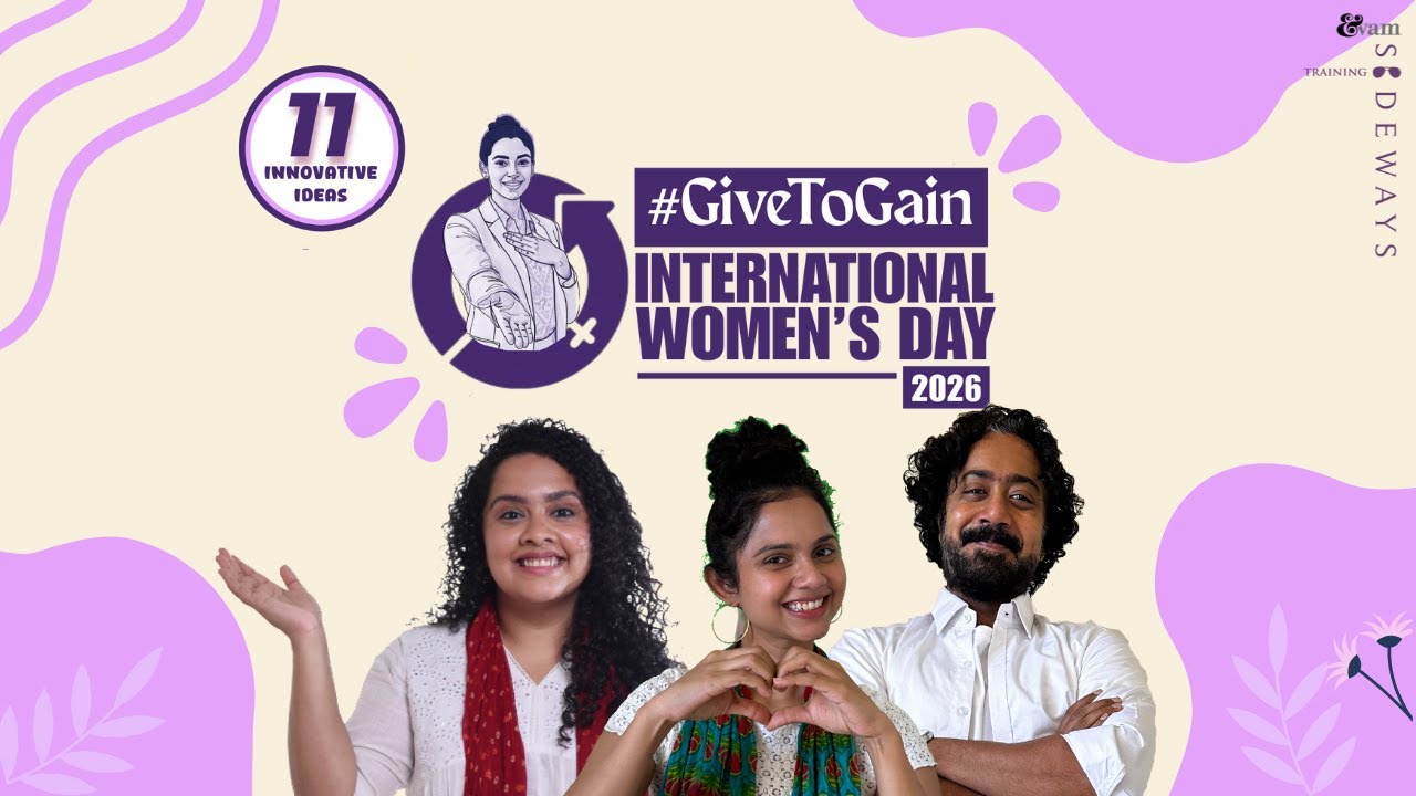 International Women's Day - 2026 | Celebrate with Training Sideways | Give to Gain