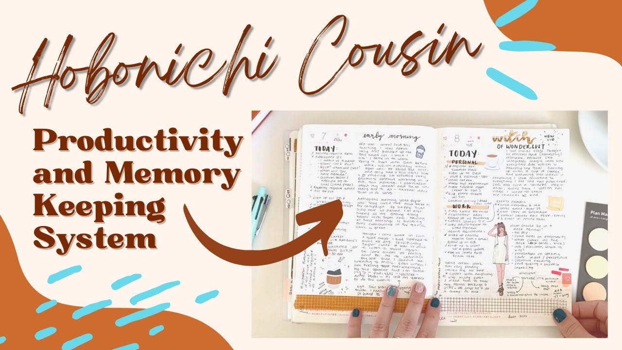 April Start Hobonichi Cousin SET UP | Productivity and Memory Keeping