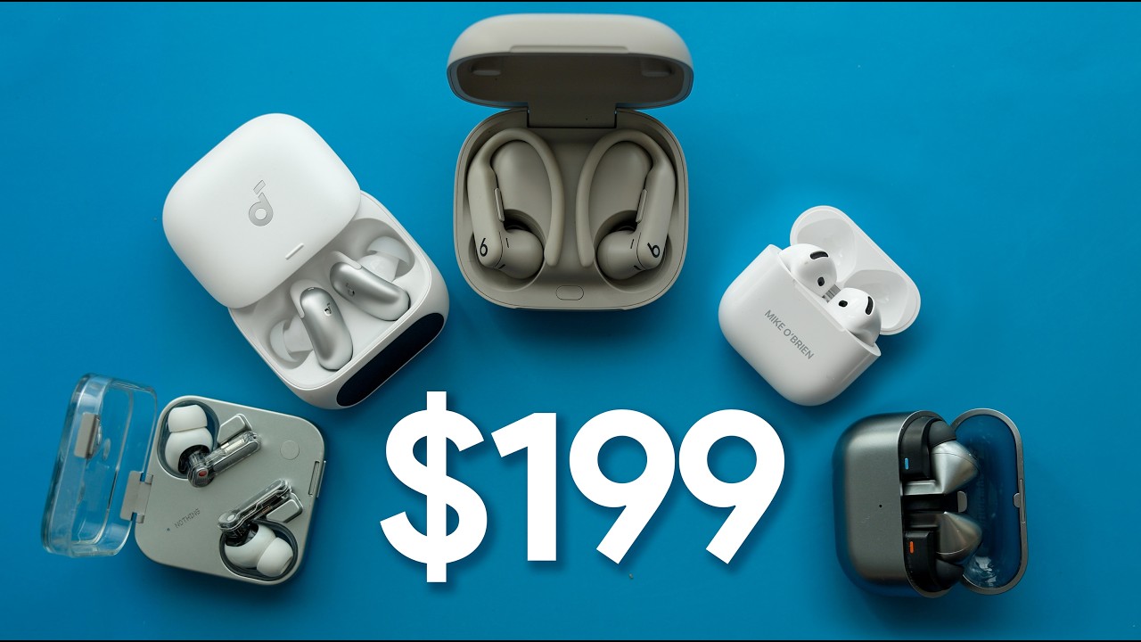 BEST EARBUDS UNDER $200 - AirPods vs Soundcore vs Samsung vs Beats vs...