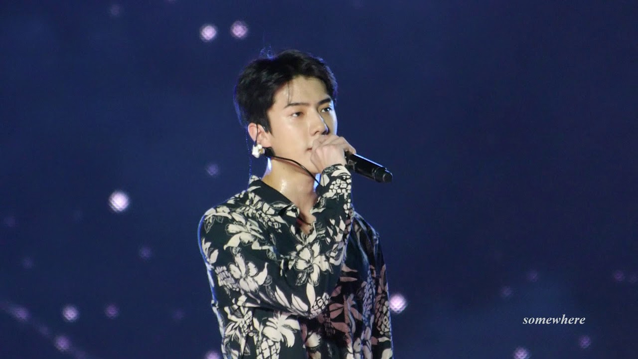 180902 incheon sky festival exo sehun universe