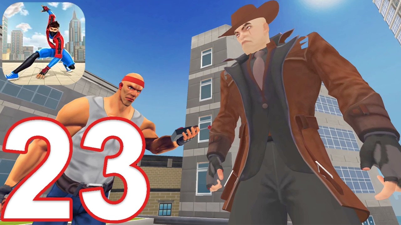 Rope Fighter Action - Gameplay Walkthrough Part 23 - Boss Fight (iOS, Android)