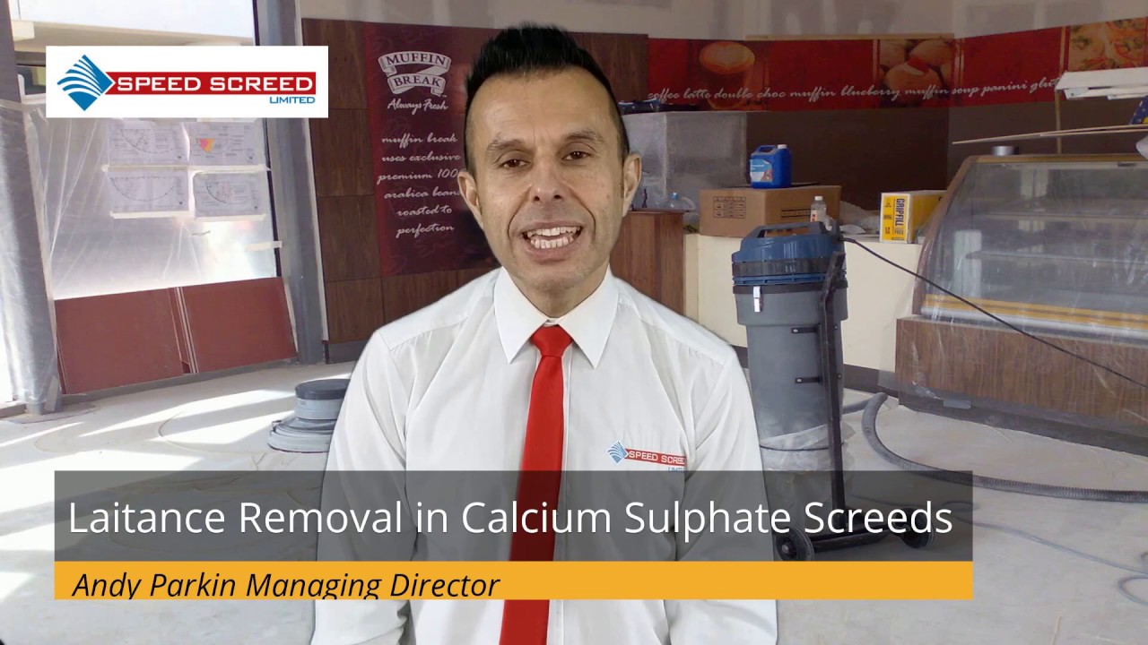 Laitance Removal in Calcium Sulphate Screeds