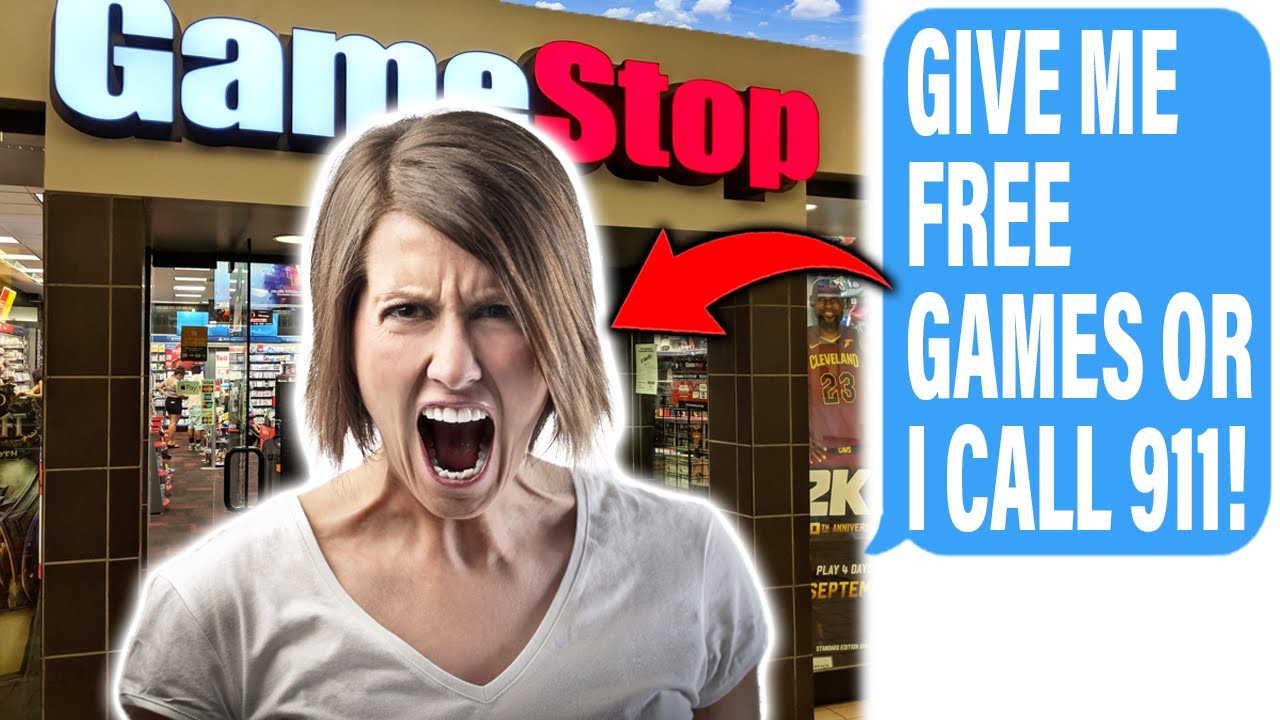 Karen Calls COPS For Not Getting FREE Games At Gamestop! I'm The OWNER Of The Store!
