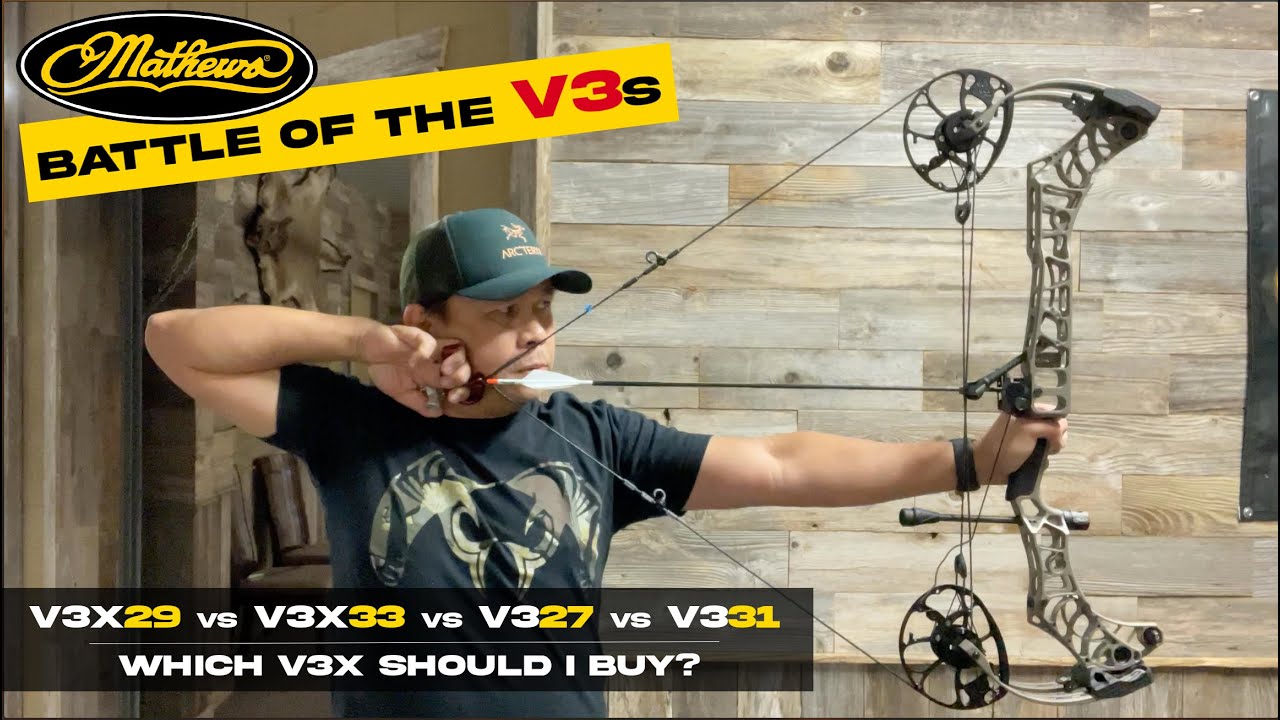 Battle of the Mathews V3 and V3X (Review) - V3X 29 vs V3X 33 vs V3 27 vs V3 31