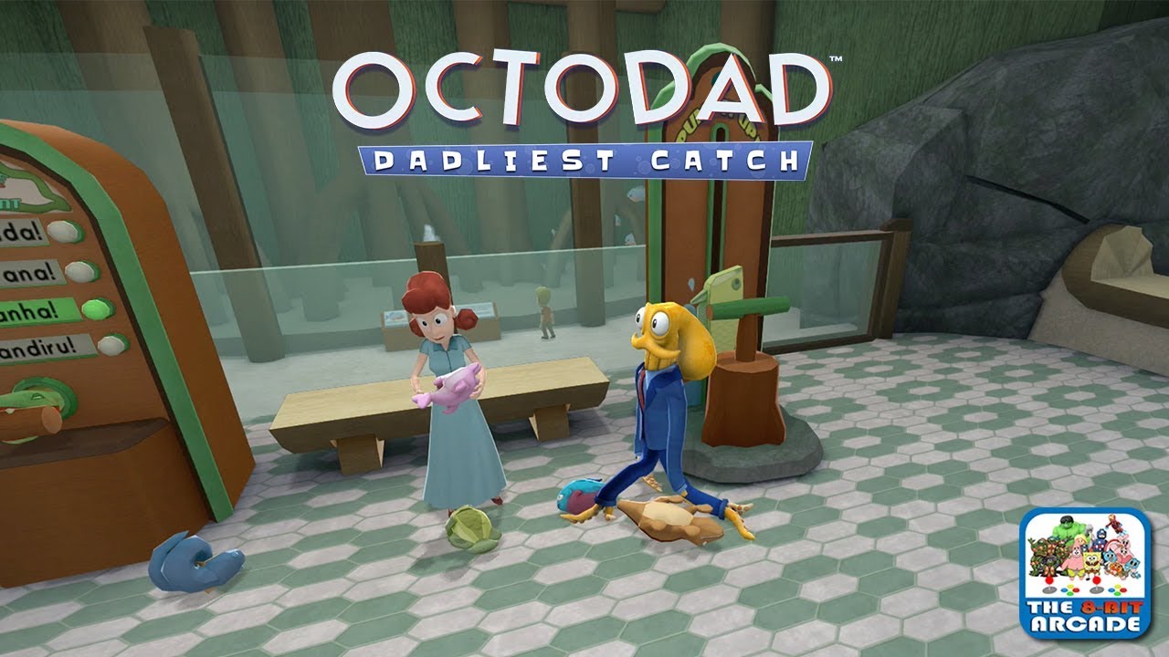 Octodad: Dadliest Catch - Showering Scarlet with Prizes (Xbox One Gameplay)