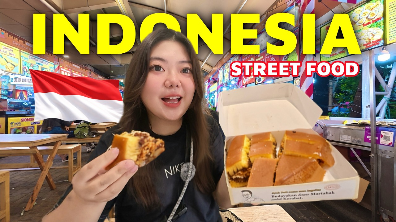 First Time Eating CRAZY MARTABAK in Jakarta 🇮🇩 Amazing Indonesian Street Food & $1 Massage